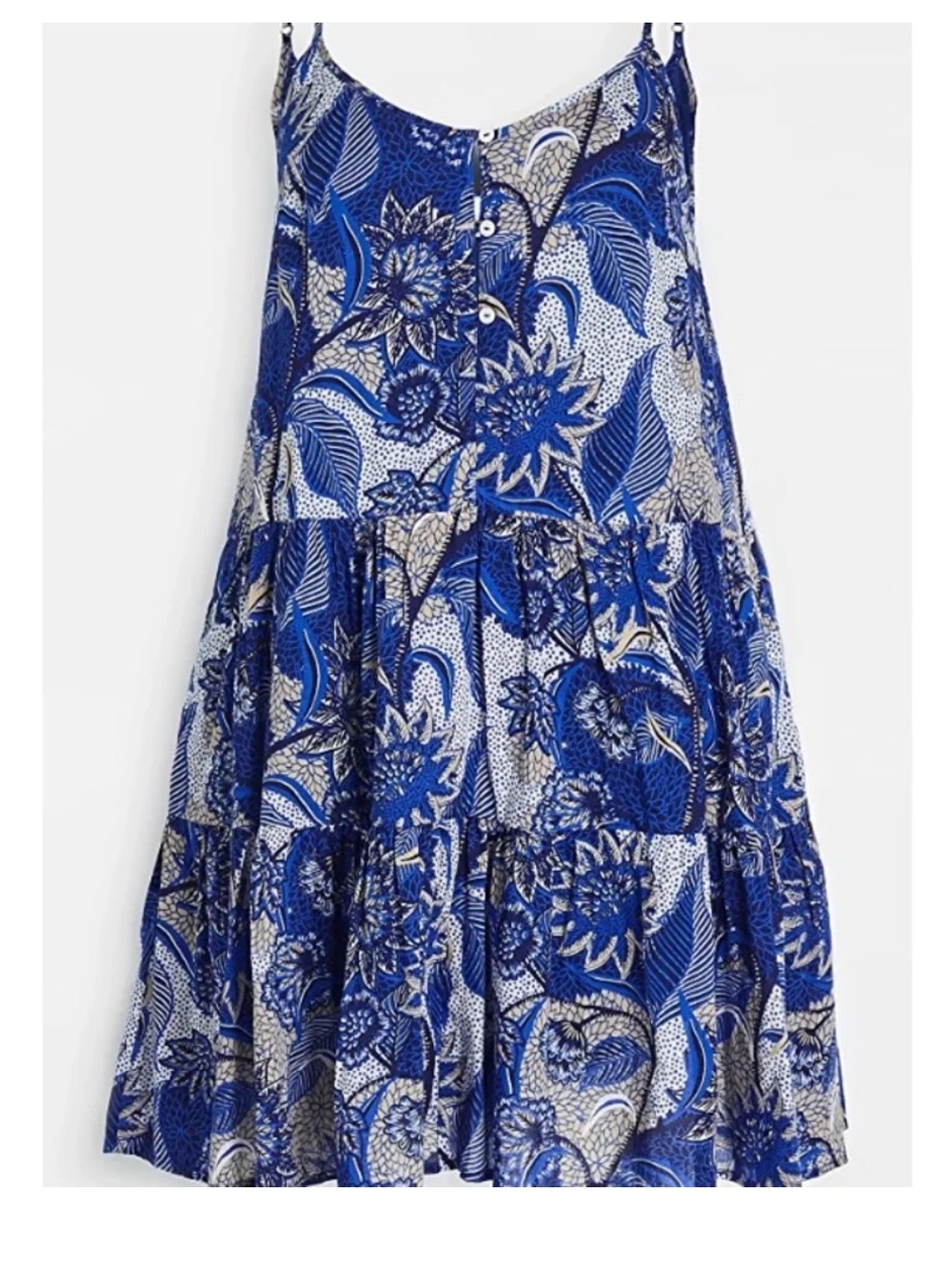 Velvet by Graham & Spencer Tiered A-Line Zahara Dress Paisley lined 100% cotton